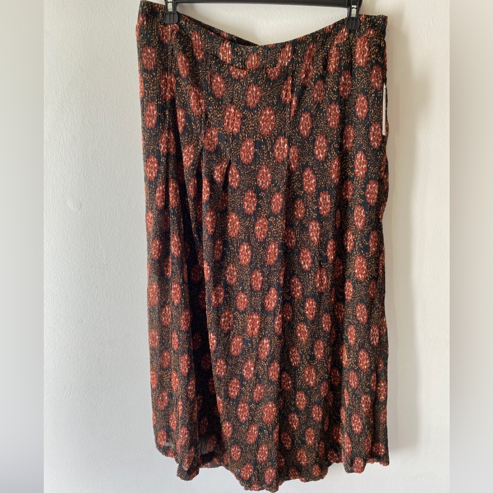 NWT SKIES ARE BLUE Palazzo Pants / Skirt Illusion 1X